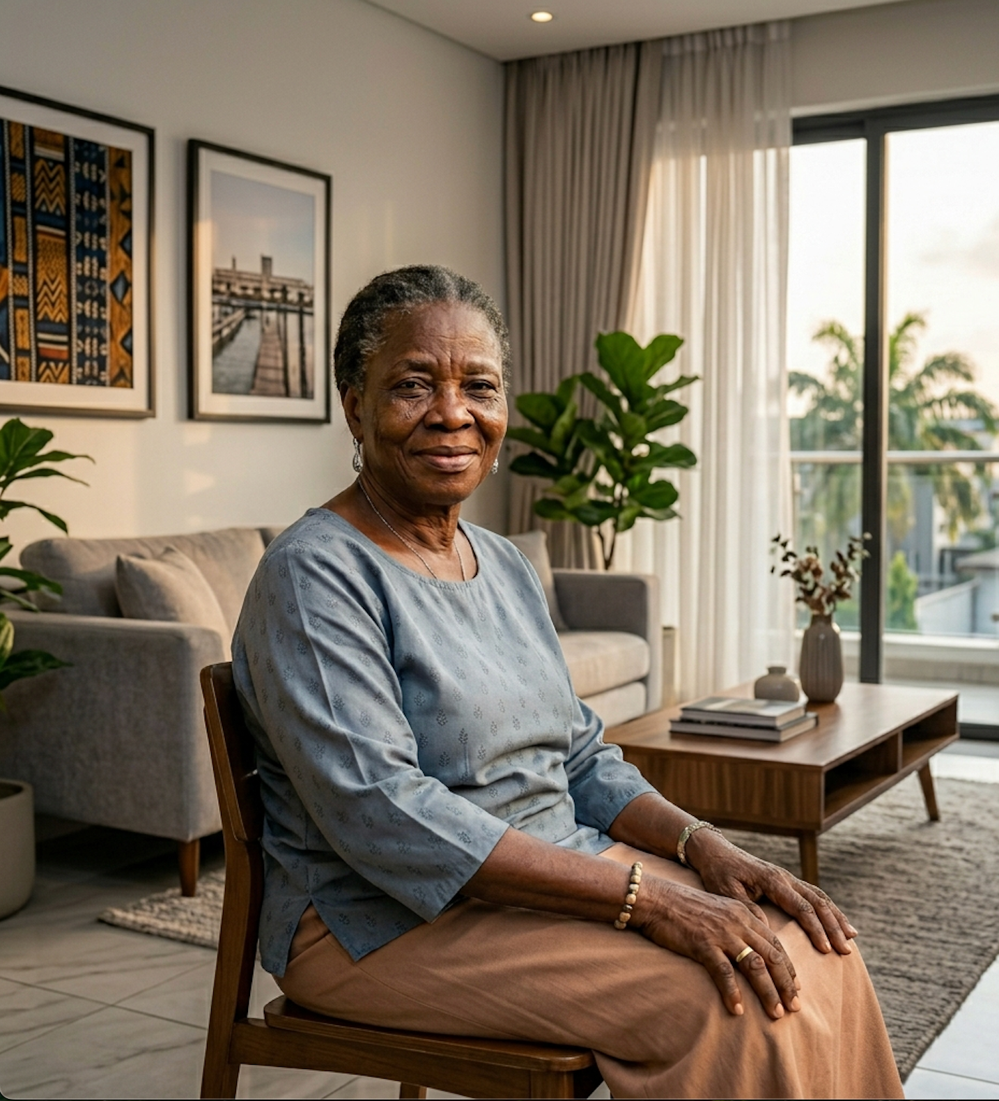 80 year old woman with a sharp, youthful mind